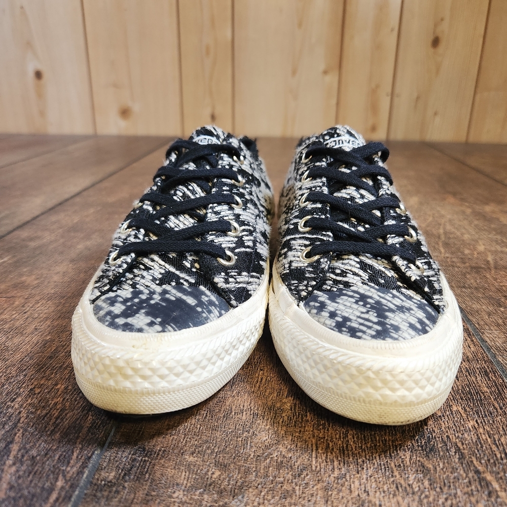 Converse Allstar Gemma Ox Black Egret Knit Low Top Women's Size 7 Chuck Taylor - Picture 3 of 12